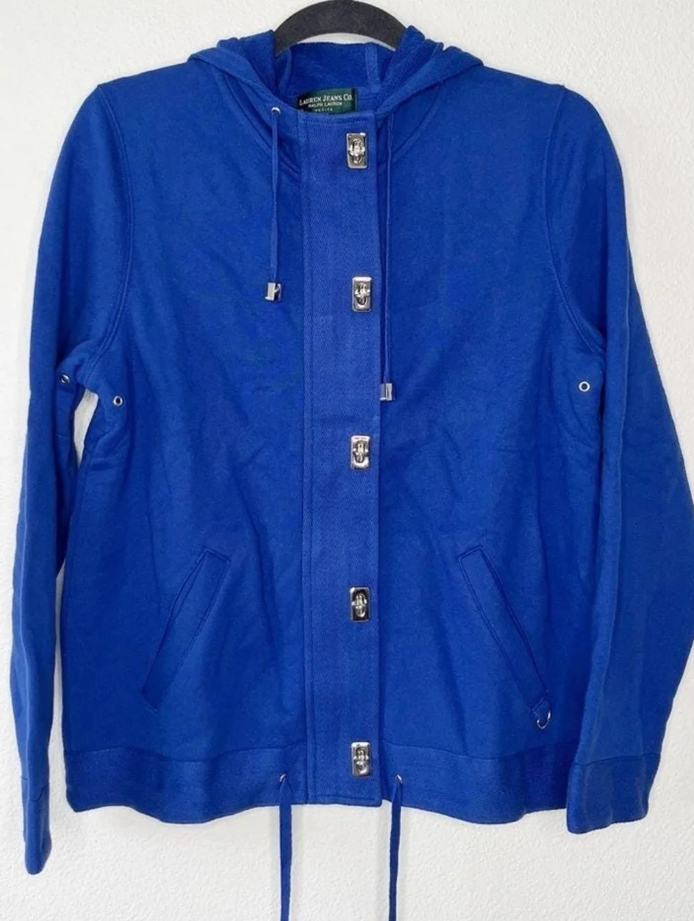Lauren Ralph Lauren Blue Hooded Zip Jacket & Maxi Dress Set - Picture 6 of 16